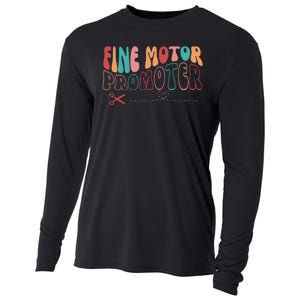 Fine Motor Promoter Ticket Funny Cooling Performance Long Sleeve Crew