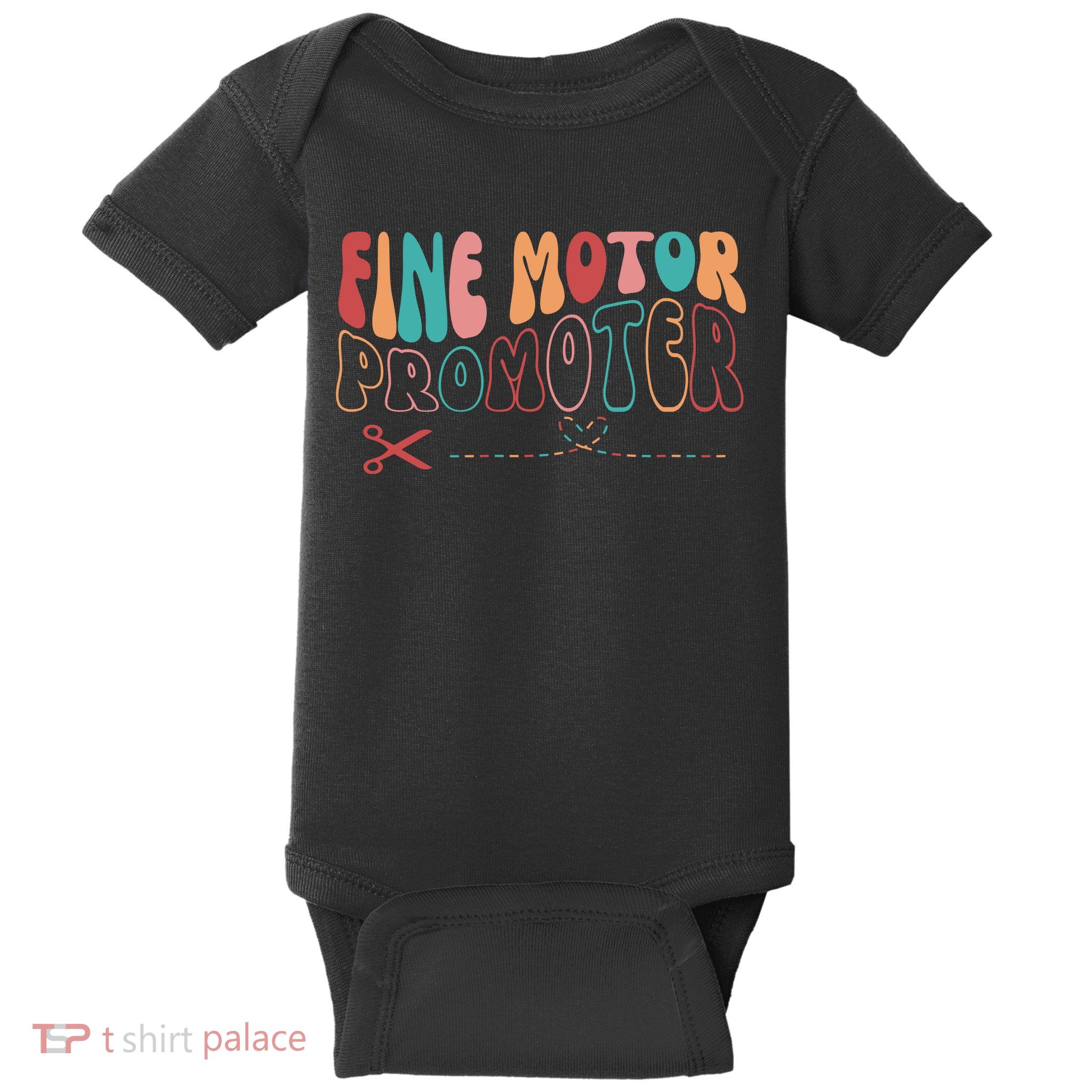 Fine Motor Promoter Ticket Funny Baby Bodysuit