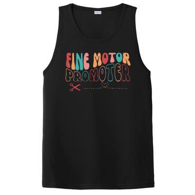 Fine Motor Promoter Ticket Funny PosiCharge Competitor Tank