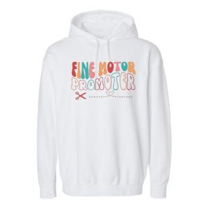 Fine Motor Promoter Ticket Funny Garment-Dyed Fleece Hoodie