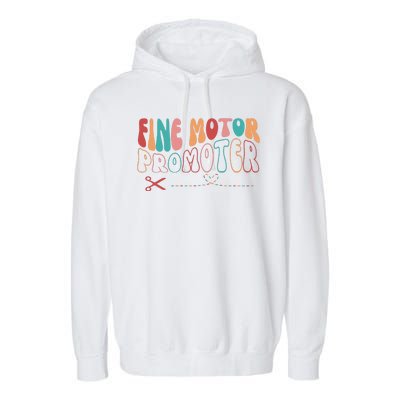 Fine Motor Promoter Ticket Funny Garment-Dyed Fleece Hoodie