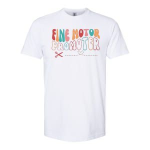 Fine Motor Promoter Ticket Funny Softstyle CVC T-Shirt