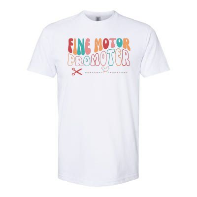 Fine Motor Promoter Ticket Funny Softstyle® CVC T-Shirt