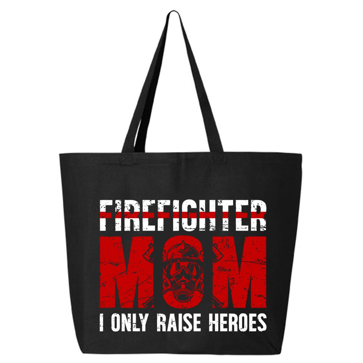 Firefighter Mom Proud Fire Mom Of A Firefighter Mother Great Gift 25L Jumbo Tote