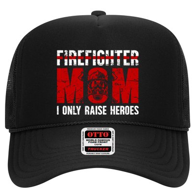 Firefighter Mom Proud Fire Mom Of A Firefighter Mother Great Gift Trucker Hat
