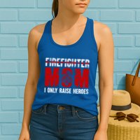 Firefighter Mom Proud Fire Mom Of A Firefighter Mother Great Gift Womens Tank Top