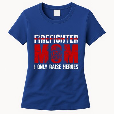 Firefighter Mom Proud Fire Mom Of A Firefighter Mother Great Gift Womens T-Shirt