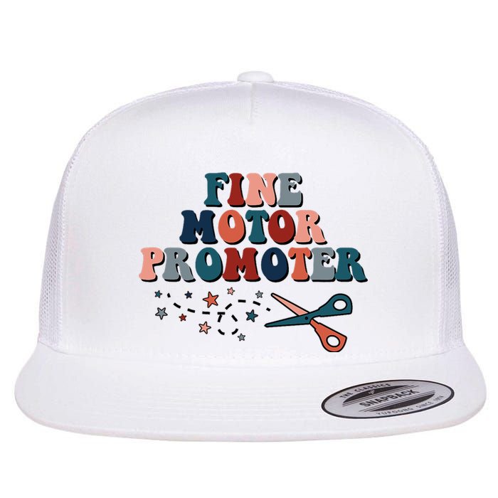 Fine Motor Promoter Occupational Therapy OT Job Therapist Flat Bill Trucker Hat