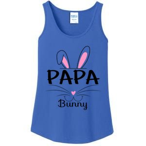 Family Matching Papa Bunny Graphic Easter Costume Papa Funny Gift Ladies Essential Tank