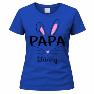 Family Matching Papa Bunny Graphic Easter Costume Papa Funny Gift Women's T-Shirt