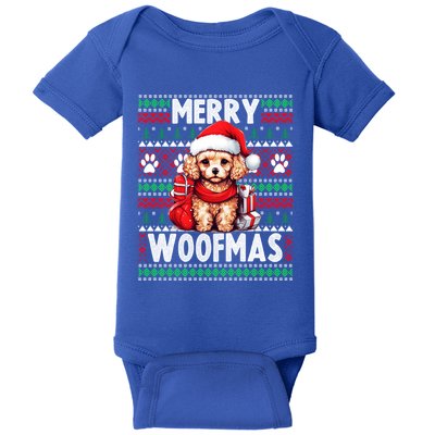 Family Matching Pajama Top Ugly Christmas Dog Poodle Gift Baby Bodysuit