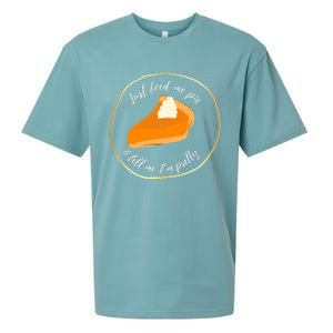 Feed Me Pie ' Tell Me I'm Pretty Sueded Cloud Jersey T-Shirt