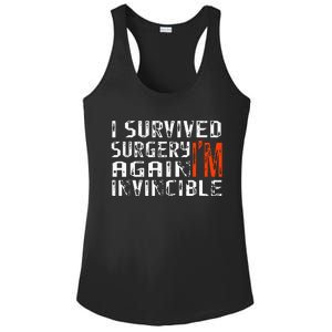 Funny Multiple Post Surgery Get Well Soon For Gift Ladies PosiCharge Competitor Racerback Tank