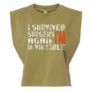 Funny Multiple Post Surgery Get Well Soon For Gift Garment-Dyed Women's Muscle Tee