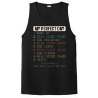 Funny My Perfect Day Play Video Games Gamer Gaming PosiCharge Competitor Tank