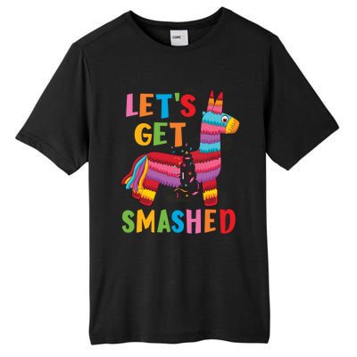 Funny Mexican Party Pinata LetS Get Smashed Gift Tall Fusion ChromaSoft Performance T-Shirt