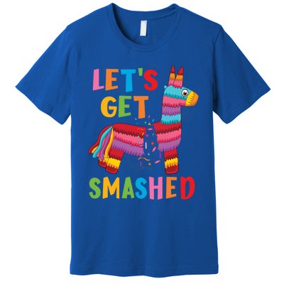 Funny Mexican Party Pinata LetS Get Smashed Gift Premium T-Shirt