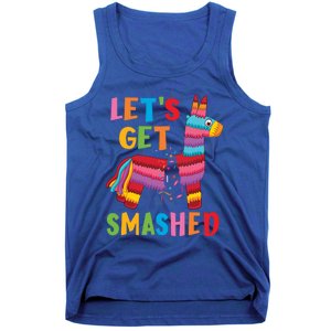 Funny Mexican Party Pinata LetS Get Smashed Gift Tank Top