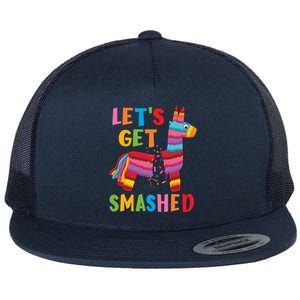 Funny Mexican Party Pinata LetS Get Smashed Gift Flat Bill Trucker Hat