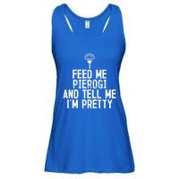 Feed Me Pierogi Tell Me Im Pretty Gift Ladies Essential Flowy Tank