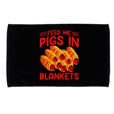 Feed Me Pigs In Blankets Microfiber Hand Towel