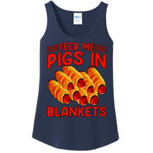 Feed Me Pigs In Blankets Ladies Essential Tank