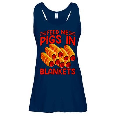 Feed Me Pigs In Blankets Ladies Essential Flowy Tank