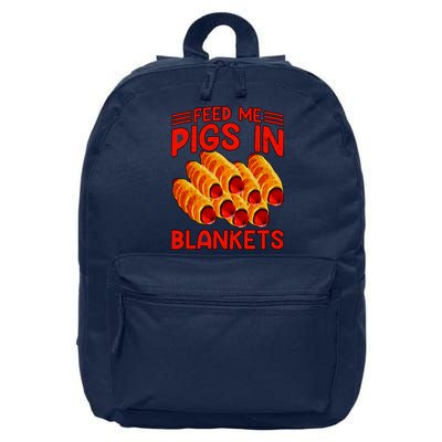Feed Me Pigs In Blankets 16 in Basic Backpack