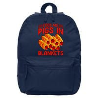 Feed Me Pigs In Blankets 16 in Basic Backpack