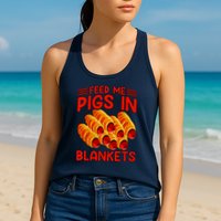 Feed Me Pigs In Blankets Womens Tank Top