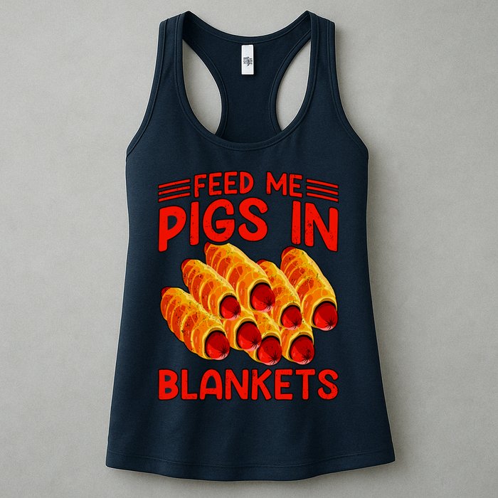Feed Me Pigs In Blankets Womens Tank Top