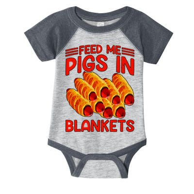 Feed Me Pigs In Blankets Infant Baby Jersey Bodysuit