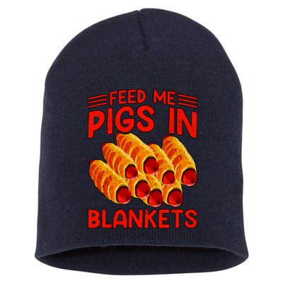 Feed Me Pigs In Blankets Short Acrylic Beanie