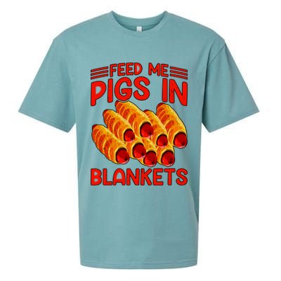 Feed Me Pigs In Blankets Sueded Cloud Jersey T-Shirt