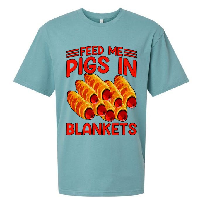 Feed Me Pigs In Blankets Sueded Cloud Jersey T-Shirt