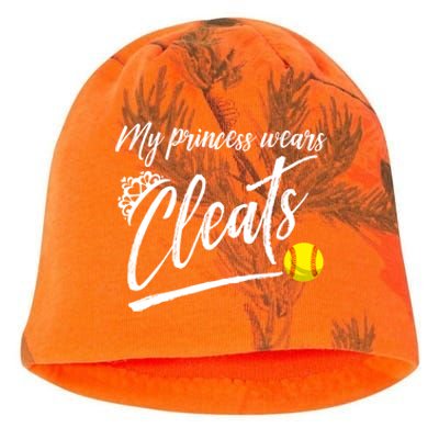 Funny My Princess Wears Cleats Gift For Softball Moms Dads Gift Kati - Camo Knit Beanie