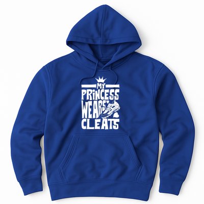 Funny My Princess Wears Cleats Gift For Softball Moms Dads Gift Hoodie