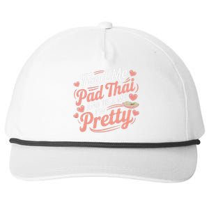 Feed Me Pad Thai Call Me Pretty Women Funny Humor Food Snapback Five-Panel Rope Hat