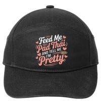 Feed Me Pad Thai Call Me Pretty Women Funny Humor Food 7-Panel Snapback Hat