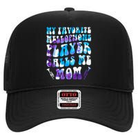 Favorite Mellophone Player Calls Me Mom Musical Instruments High Crown Mesh Back Trucker Hat