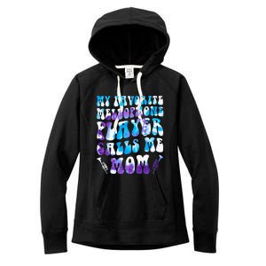 Favorite Mellophone Player Calls Me Mom Musical Instruments Women's Fleece Hoodie