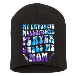 Favorite Mellophone Player Calls Me Mom Musical Instruments Short Acrylic Beanie