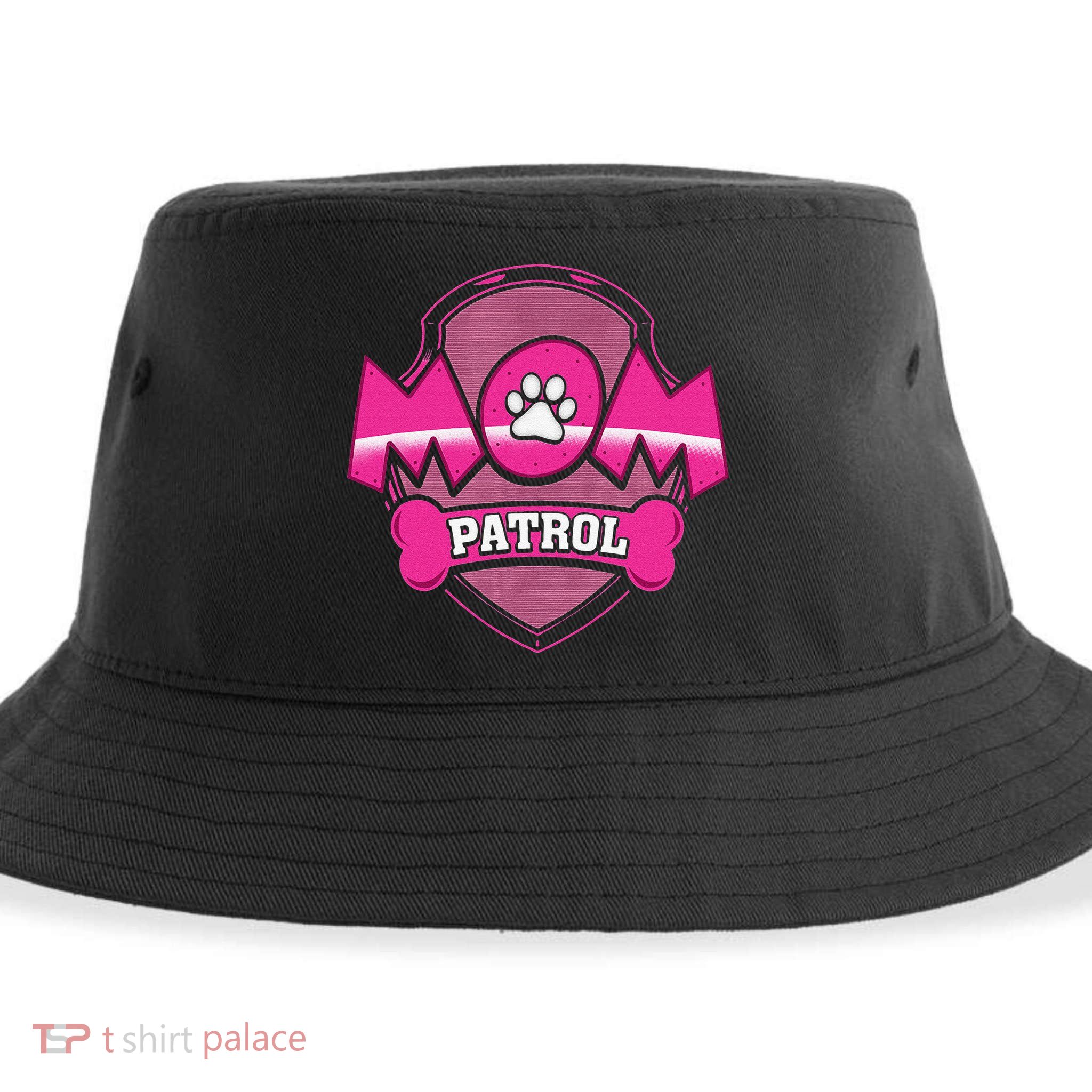 Funny Mom Patrol Dog Puppy Mom Patrol T Sustainable Bucket Hat