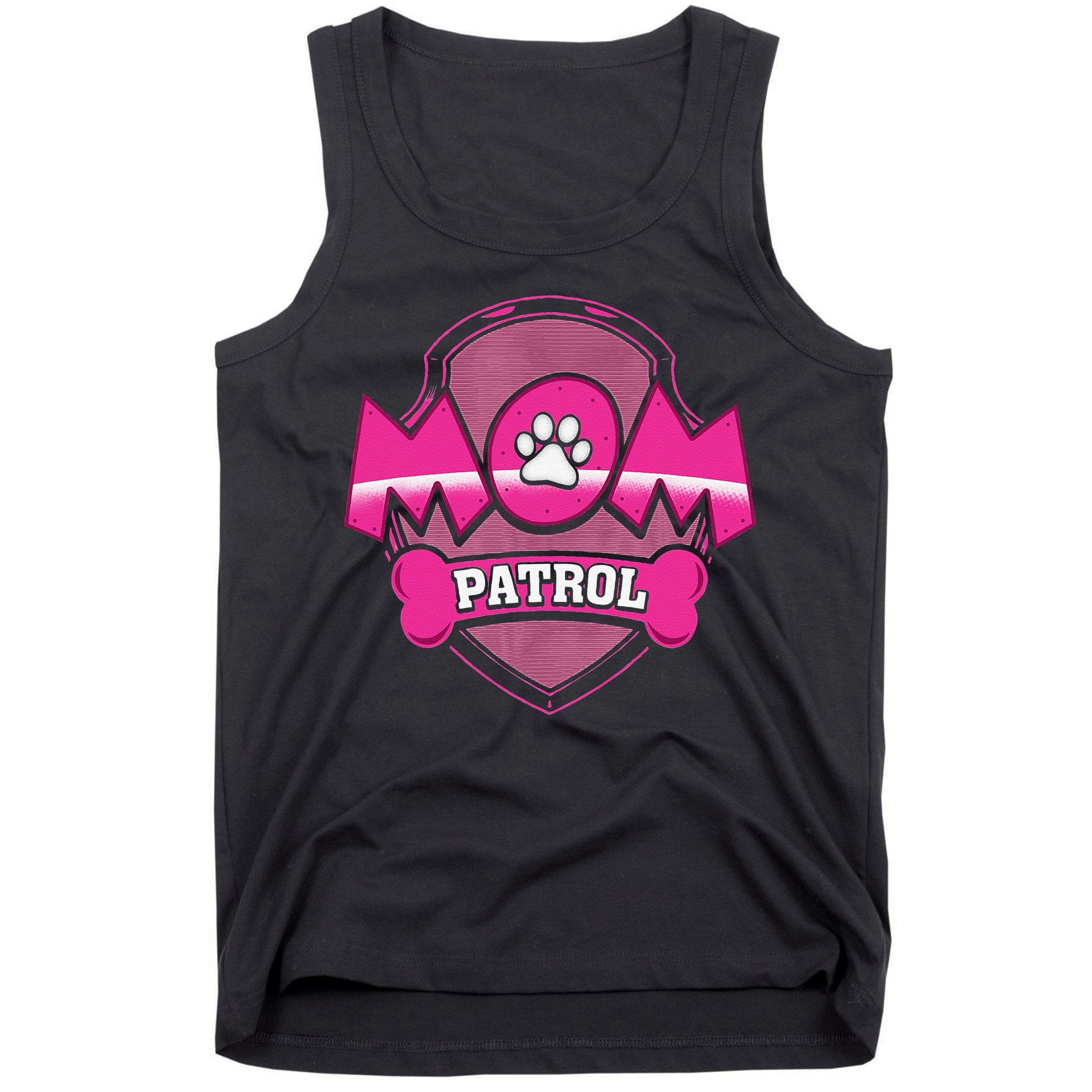Funny Mom Patrol Dog Puppy Mom Patrol T Tank Top