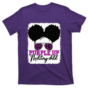 Funny Military Purple Up Leopard Sunglasses T-Shirt