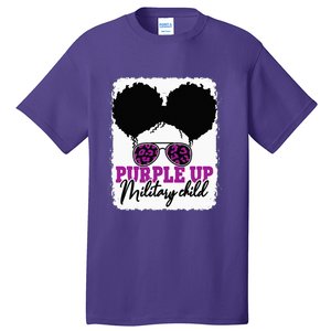 Funny Military Purple Up Leopard Sunglasses Tall T-Shirt