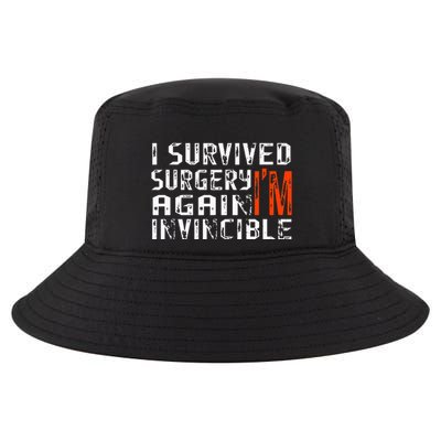 Funny Multiple Post Surgery Get Well Soon Cool Comfort Performance Bucket Hat