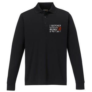 Funny Multiple Post Surgery Get Well Soon Performance Long Sleeve Polo