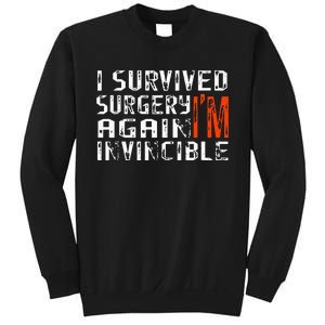 Funny Multiple Post Surgery Get Well Soon Sweatshirt