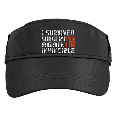 Funny Multiple Post Surgery Get Well Soon Adult Drive Performance Visor